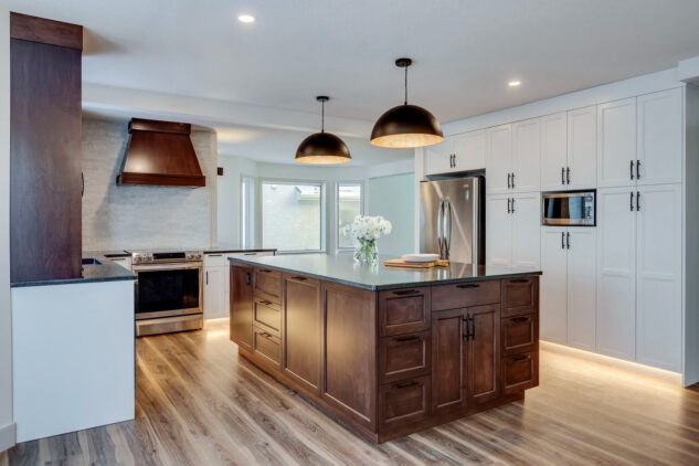 Large kitchen island