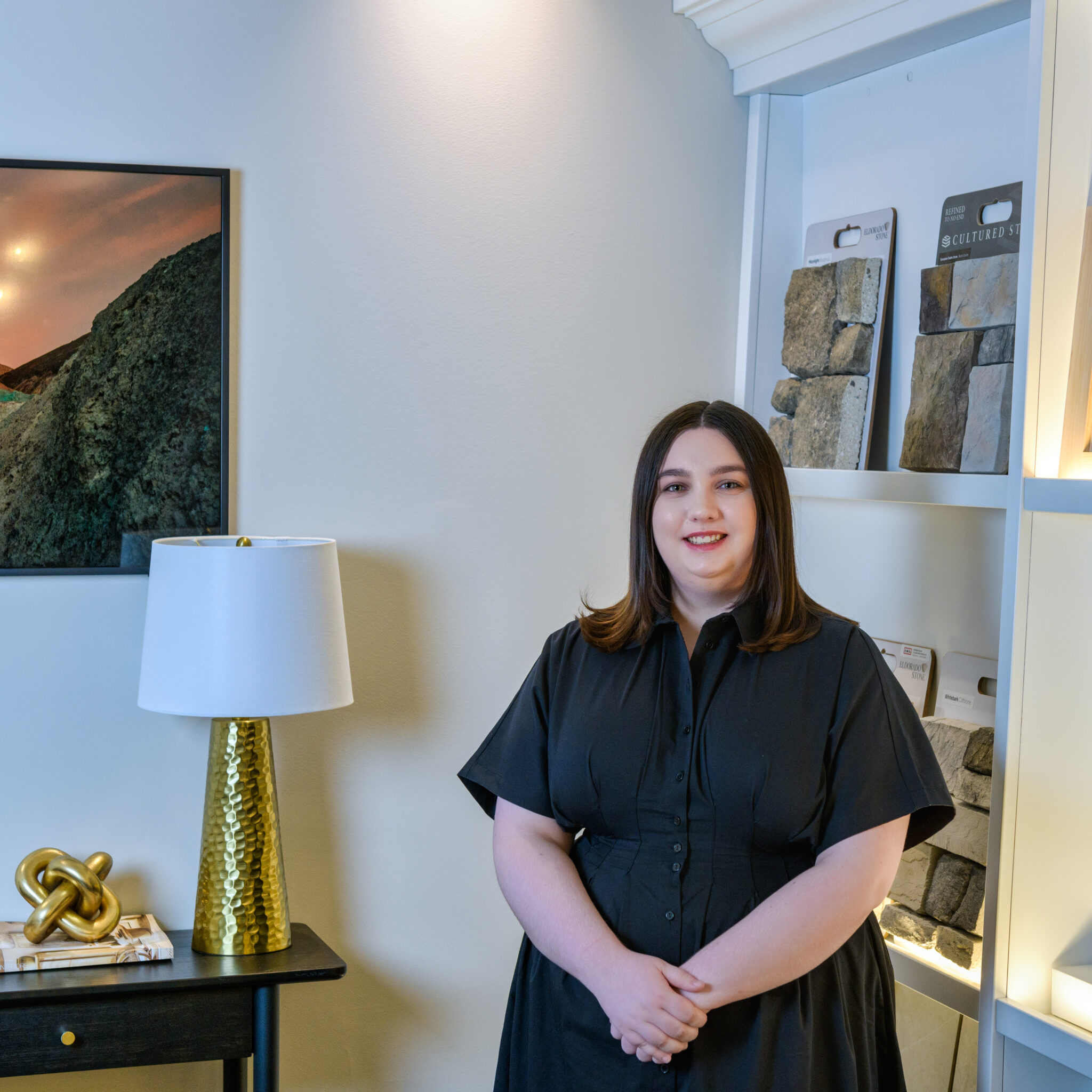 Emily McAndrew the Junior Interior Designer at Melanson Homes