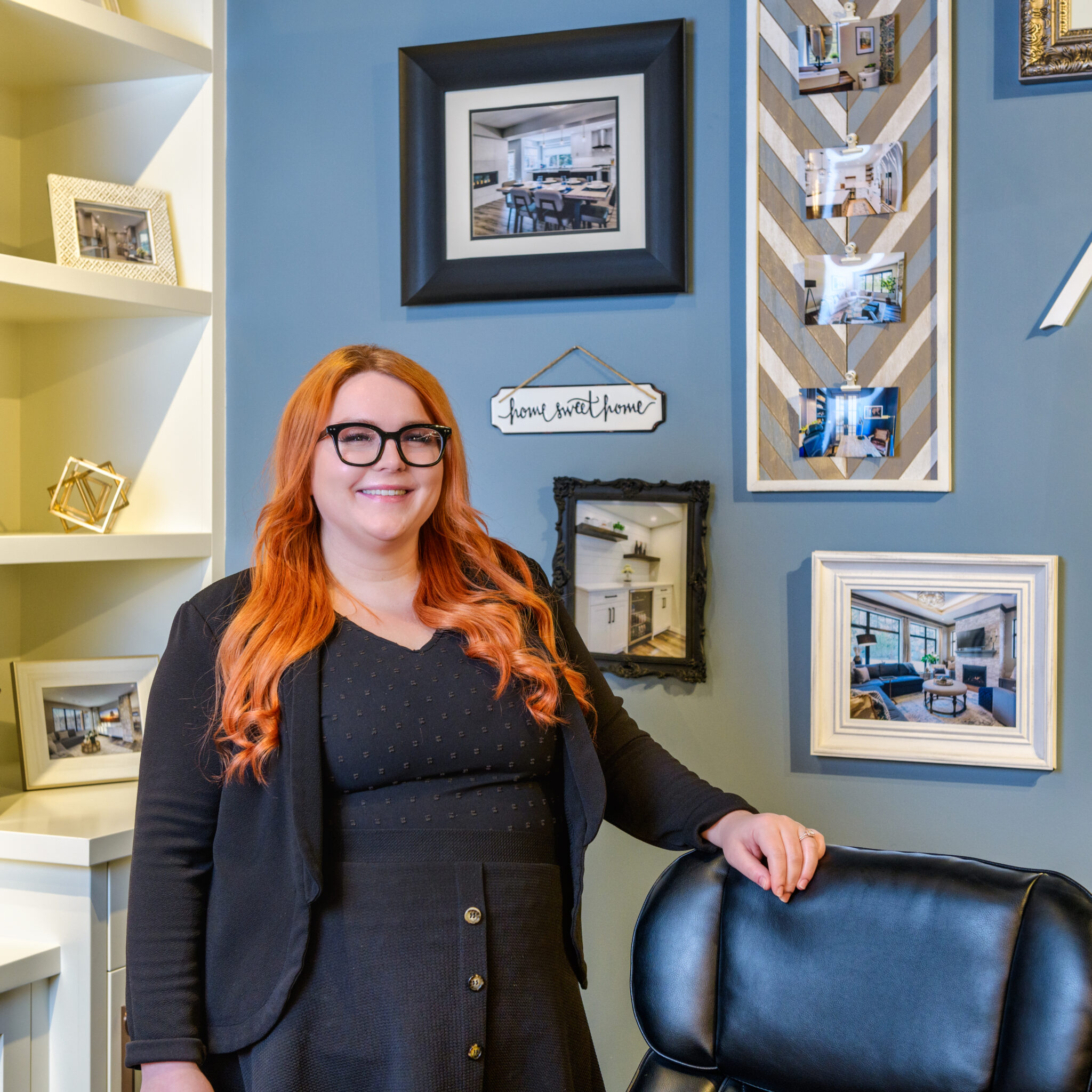 Emma Jeffries the Production Coordinator at Melanson Homes