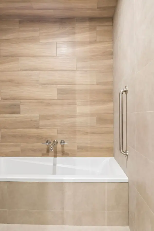 Custom ensuite wet room, built to support traditional Korean bathing rituals, renovated by Melanson Homes